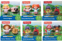 *24 LITTLE PEOPLE - ENSEMBLE DE 2 FIGURINES ASSORTIES